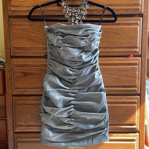 Ruched Strapless Dress
